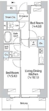 パークアクシス千歳船橋 311 間取り図