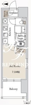 ブレス亀戸 1307 間取り図