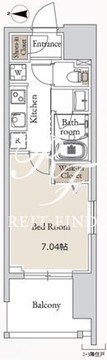 ブレス亀戸 1907 間取り図