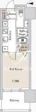 ブレス亀戸 1109 間取り図