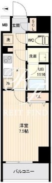 オルサス大鳥居 703 間取り図