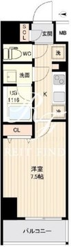 オルサス大鳥居 704 間取り図
