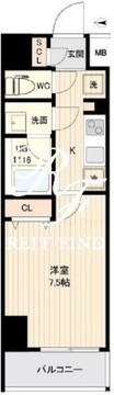 オルサス大鳥居 904 間取り図