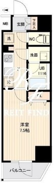 オルサス大鳥居 1105 間取り図