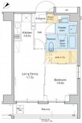 プラウドフラット墨田曳舟 412 間取り図