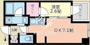 ミュプレ住吉 202 間取り図