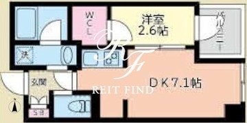 ミュプレ住吉 301 間取り図
