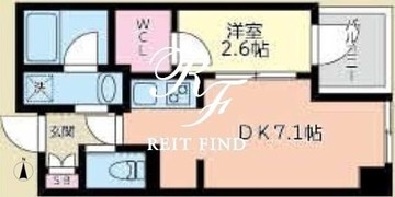 ミュプレ住吉 501 間取り図
