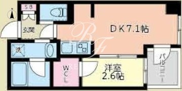ミュプレ住吉 103 間取り図