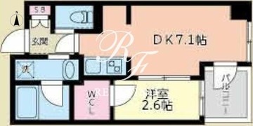 ミュプレ住吉 203 間取り図