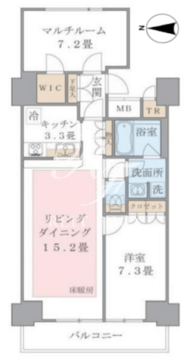 ブリリアイスト東雲キャナルコート 910 間取り図
