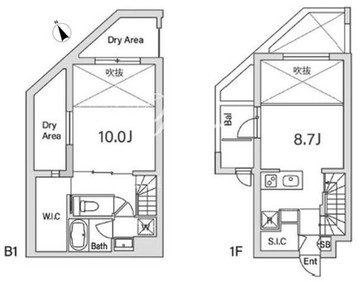 グランデュオ用賀5 101 間取り図