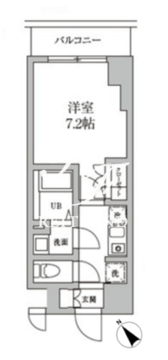 レジディア日本橋馬喰町2 1004 間取り図