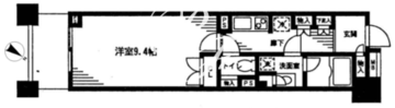 レジディア日本橋馬喰町 303 間取り図