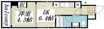 クリアル門前仲町2 102 間取り図