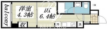クリアル門前仲町2 303 間取り図