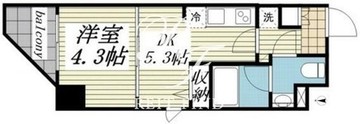クリアル門前仲町2 201 間取り図
