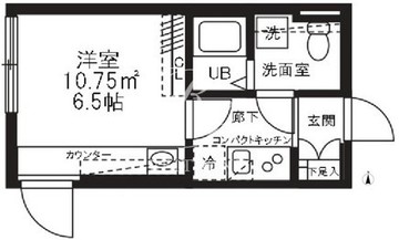アヴァンテリム蒲田 101 間取り図