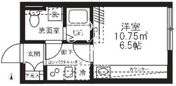 アバンテリム蒲田 204 間取り図