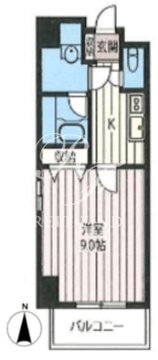エスティメゾン秋葉原 901 間取り図