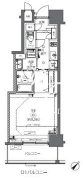 ズーム日本橋馬喰町 404 間取り図