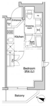 プラウドフラット森下 701 間取り図