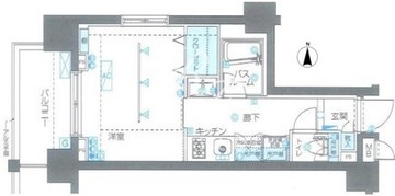 ズーム品川南 301 間取り図