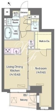 ラクレイス田端 501 間取り図