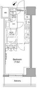ザ・パークハビオ五反田 503 間取り図