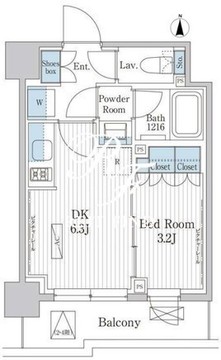 パークアクシス東陽町レジデンス 1205 間取り図