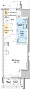 プラウドフラット浅草アベニュー 803 間取り図