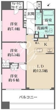 オルタナ日本橋 201 間取り図