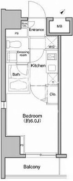 プラウドフラット大塚 903 間取り図