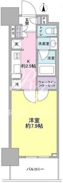 スタイリオ品川中延 506 間取り図