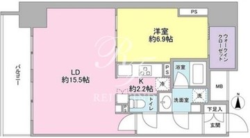 スタイリオ品川中延 413 間取り図