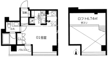 BEKKA須田町 701 間取り図