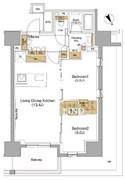 ザ・パークハビオ滝野川 908 間取り図