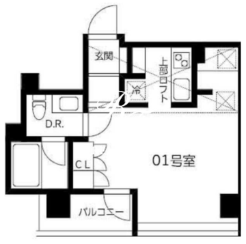 BEKKA須田町 801 間取り図
