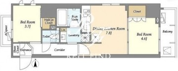 ジオエント浅草雷門 701 間取り図