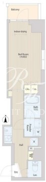 グラングレイス若林 401 間取り図