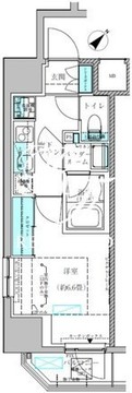 ヴィークブライト駒込 1101 間取り図