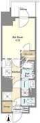 ドゥーエ亀戸 1208 間取り図