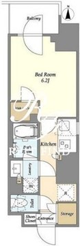 ドゥーエ亀戸 1103 間取り図