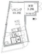 アレーロ江戸川橋 303 間取り図