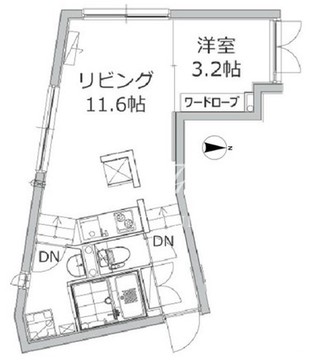 アレーロ江戸川橋 103 間取り図