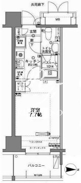 ＭＦＰＲコート木場公園 813 間取り図