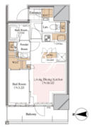 ブランシエスタ白山 802 間取り図