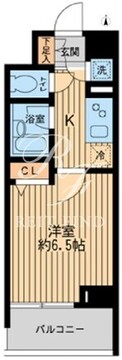 HF早稲田レジデンス 1-607 間取り図