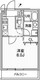 オルタナ北品川 201 間取り図