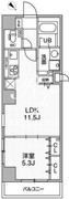オルタナ北品川 401 間取り図